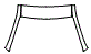 Roof and A-Pillar Kit pattern for the 2024 Kia Forte