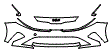 Bumper Kit pattern for the 2024 Kia Forte