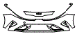 Bumper Kit pattern for the 2024 Kia Forte