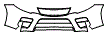 Grille and Bumper Kit pattern for the 2011 Kia Forte