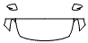 Hood, Fender and Mirror Kit pattern for the 2017 Kia Forte