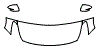 Hood, Fender and Mirror Kit pattern for the 2017 Kia Forte