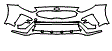 Bumper Kit pattern for the 2019 Kia Forte
