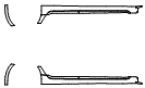 Rocker Panel Kit pattern for the 2015 Kia Cadenza