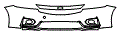 Bumper Kit pattern for the 2017 Kia Cadenza