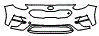 Bumper Kit pattern for the 2021 Kia Niro Plug-In Hybrid