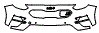 Bumper Kit pattern for the 2020 Kia Niro Plug-In Hybrid