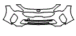 Bumper Kit pattern for the 2018 Kia Stinger