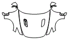 Full Hood, Fender and Mirror Kit pattern for the 2023 Kia Stinger