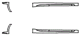 Rocker Panel Kit pattern for the 2023 Kia Stinger