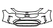 Bumper Kit pattern for the 2018 Kia Stinger