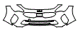 Bumper Kit pattern for the 2023 Kia Stinger