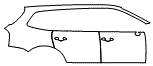 Door and Rear Fender Kit pattern for the 2021 Kia Telluride