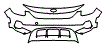 Bumper Kit pattern for the 2021 Kia Seltos