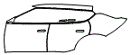 Door and Rear Fender Kit pattern for the 2026 Kia EV6