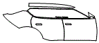 Door and Rear Fender Kit pattern for the 2026 Kia EV6