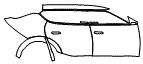 Door and Rear Fender Kit pattern for the 2022 Kia EV6