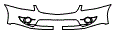 Bumper Kit pattern for the 2007 Mitsubishi Galant