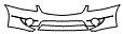 Bumper Kit pattern for the 2007 Mitsubishi Galant