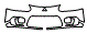 Bumper Kit pattern for the 1997 Mitsubishi Eclipse