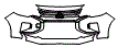 Bumper Kit pattern for the 2024 Mitsubishi Mirage