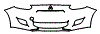 Bumper Kit pattern for the 2014 Mitsubishi Mirage