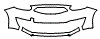 Bumper Kit pattern for the 2019 Mitsubishi Mirage