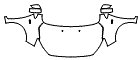 Full Hood, Fender and Mirror Kit pattern for the 2024 Mitsubishi Mirage