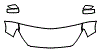 Hood, Fender and Mirror Kit pattern for the 2024 Mitsubishi Mirage