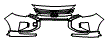 Bumper Kit pattern for the 2022 Mitsubishi Mirage