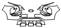Bumper Kit pattern for the 2023 Mitsubishi Outlander PHEV