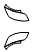 Rear Wheel Impact Area Kit pattern for the 2008 Mitsubishi Lancer Evolution