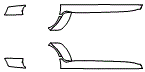 Rocker Panel and Rear Wheel Impact Area Kit pattern for the 2008 Mitsubishi Lancer Evolution