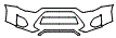 Bumper Kit pattern for the 2013 Mitsubishi Outlander Sport (Canadian RVR)