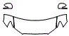 Hood, Fender and Mirror Kit pattern for the 2016 Mitsubishi Outlander Sport (Canadian RVR)