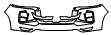 Bumper Kit pattern for the 2026 Mitsubishi Outlander Sport (Canadian RVR)