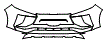 Bumper Kit pattern for the 2018 Mitsubishi Eclipse Cross