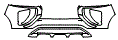 Bumper Kit pattern for the 2026 Mitsubishi Eclipse Cross