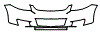 Bumper Kit pattern for the 2011 Suzuki SX4
