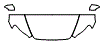 Hood, Fender and Mirror Kit pattern for the 2008 Volvo C70