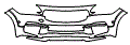 Bumper Kit pattern for the 2018 Volvo V90 Cross Country