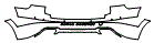 Rear Bumper Kit pattern for the 2018 Volvo V90 Cross Country