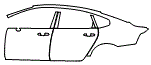Door and Rear Fender Kit pattern for the 2018 Volvo S90