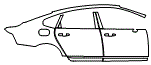 Door and Rear Fender Kit pattern for the 2025 Volvo S90