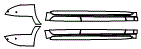Rocker Panel Kit pattern for the 2026 Volvo V90 Cross Country