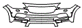 Bumper Kit pattern for the 2026 Volvo V90 Cross Country