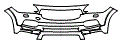 Bumper Kit pattern for the 2026 Volvo V90 Cross Country