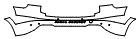 Rear Bumper Kit pattern for the 2026 Volvo V90 Cross Country