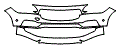 Bumper Kit pattern for the 2017 Volvo S90