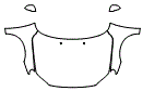 Full Hood, Fender and Mirror Kit pattern for the 2016 Volvo S80
